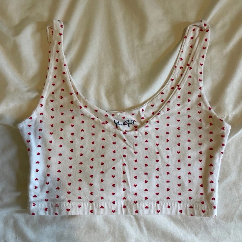 John Galt Heart Crop Tank Top